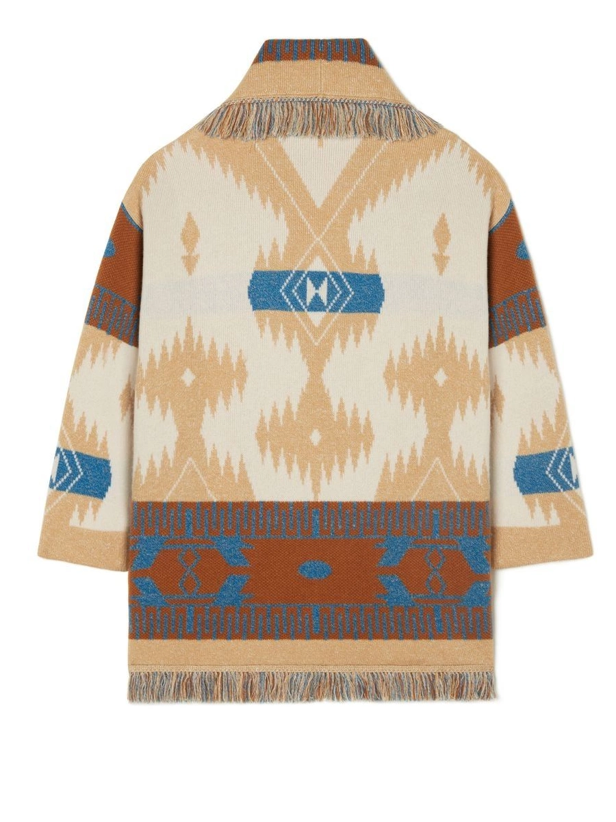 Affordable graphic-jacquard Women cardigan Alanui wool 0805